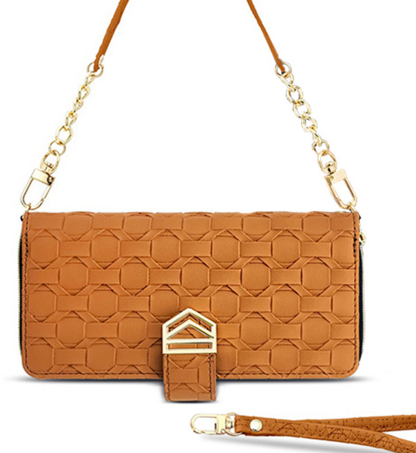 네오스탠다드 위블 스트랩 지퍼 지갑 케이스