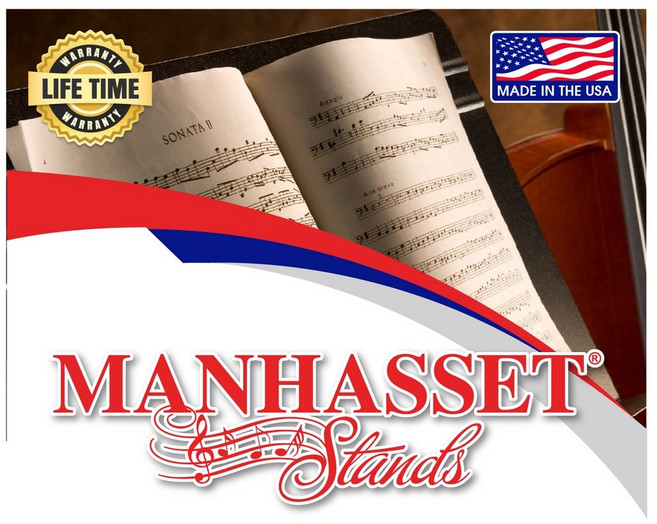Manhasset 黑色譜架套裝組 (含保護套、置物盒、透明譜夾), 1個
