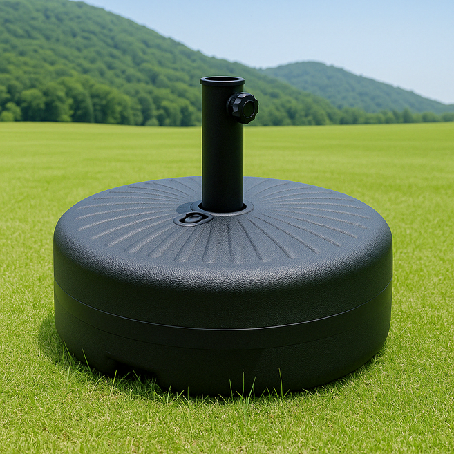 자피스 움직이지 않는 반자동 파라솔 물받침대, 파라솔 고정물받침대 1개