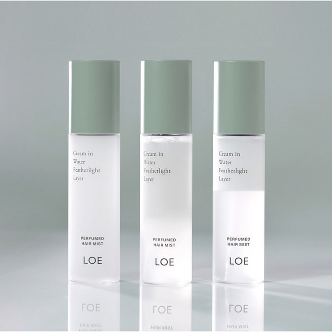 LOE 髮香噴霧 Cream in Water Featherlight Layer 香氛 80ML, 1個, ROSY FOREST 髮香噴霧,現貨(80ml)