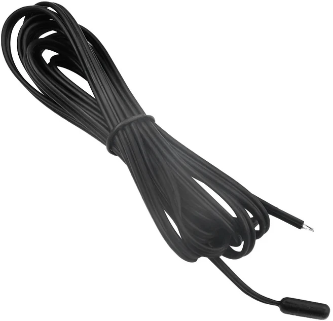 1-10개 1m NTC 온도 프로브 6.5ft 조절기 센서 -40~120도 구리 플라스틱 나사산, 03 2M-1PC