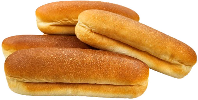 [당일생산/발송] 핫도그빵 핫도그번 브리오슈 샌드위치빵 리얼버터, 10개, 70g