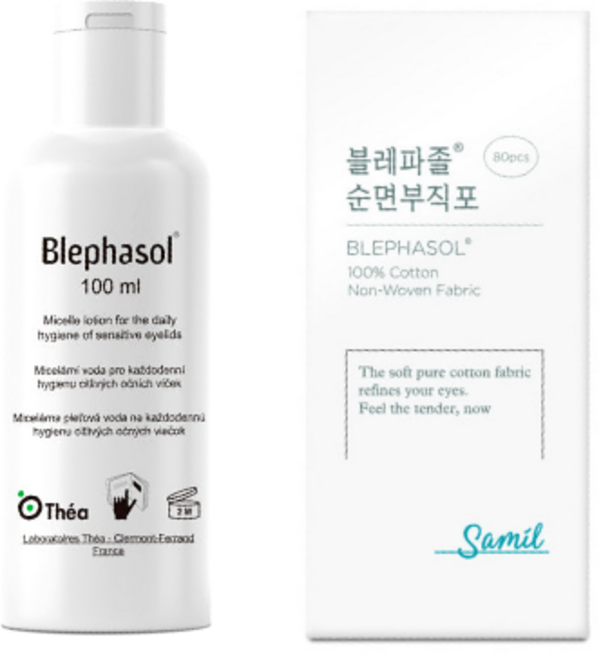 삼일제약 블레파졸 100ml + 순면부직포 80포, 2세트