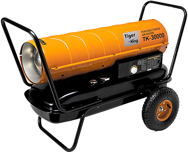 타이거킹 등유 열풍기 TK-30K 열풍건조기 산업용히터 체육관 비닐하우스 공장 식당, 단품