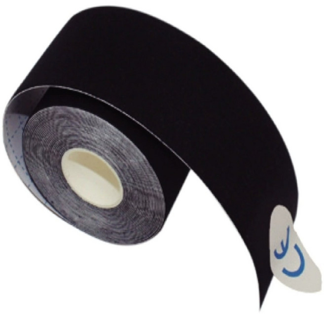 씨엠샵 스포츠테이프 압박테이프 근육테이핑 블랙, 1개