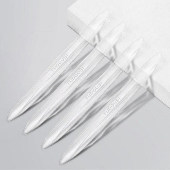 러키라이프 흔적없는 차량용 실리콘 문콕방지 도어가드, 투명, 4개