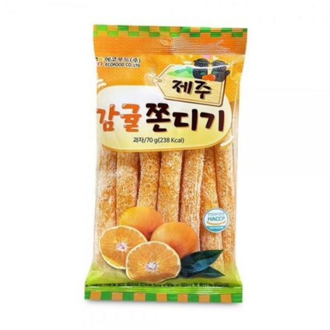 제주감귤 쫀디기 봉 과일쫀드기 EWWFGRKST, 1, 70g