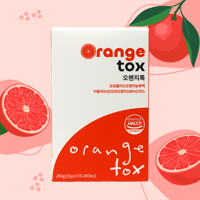 앨리비온 오렌지톡/모로오렌지음료/이너뷰티액상차/이너뷰티음료/과채음료 [원산지:상세설명에 표시], 14개, 20g