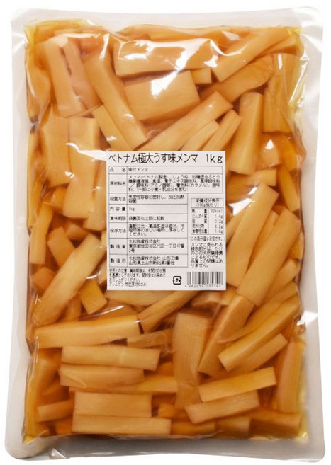 고쿠부토 우스아지 멘마 죽순, 1개, 1kg