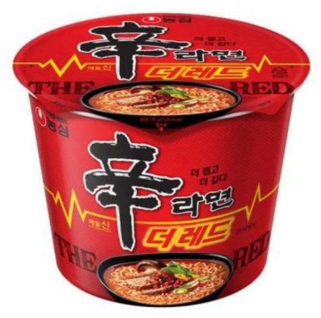농심 신라면더레드 큰컵 16개입, 8개