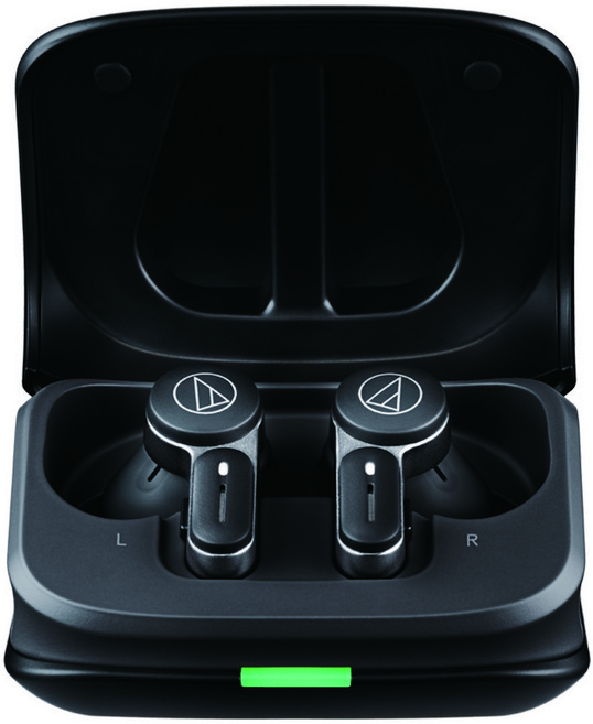 audio-technica 鐵三角 真無線 藍牙耳機, 黑色, ATH-TWX7