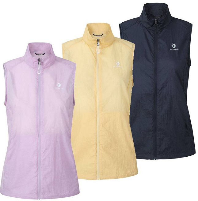 블랙야크 여성 여름 홑겹 초경량 조끼 에어 플라이 베스트 1BYVSMU501