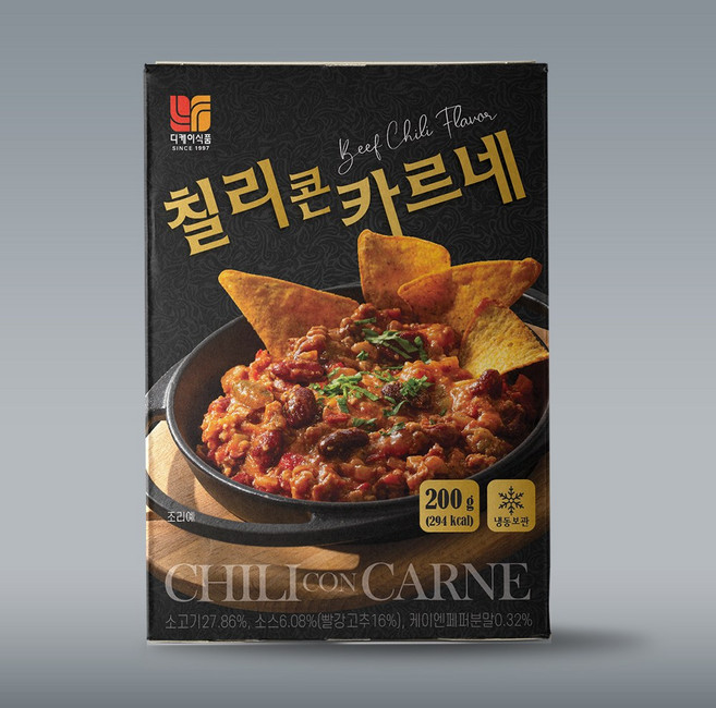 디케이식품 칠리콘카르네 / 100%리얼미트소스, 1개, 200g