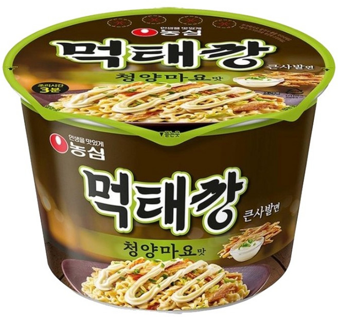 먹태깡 큰사발 청양마요맛 118g, 2개