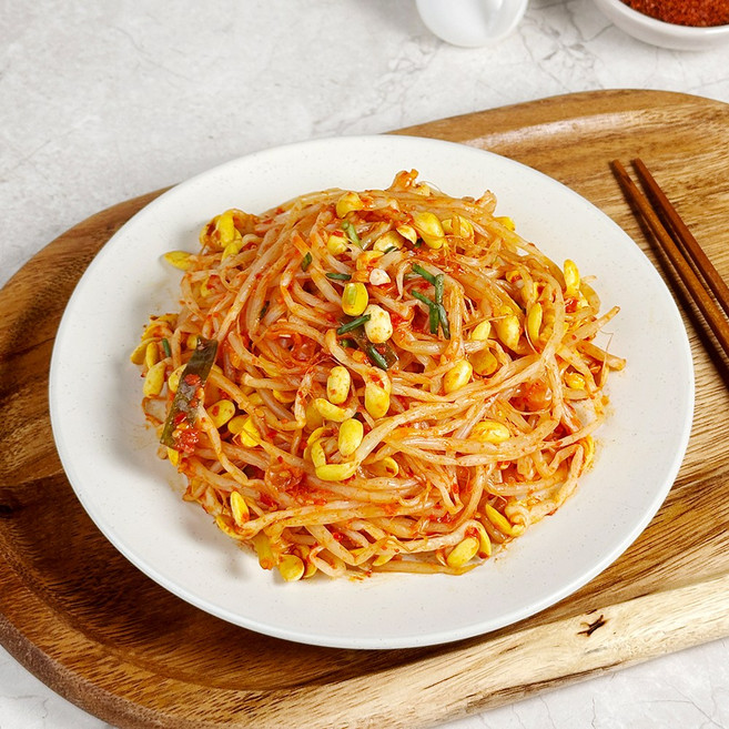 [장바요] 당일조리 가정식 수제반찬 아삭아삭 콩나물무침 300g, 1개