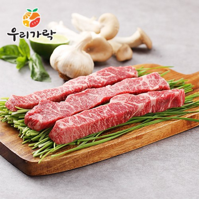 [우리가락] 미국산 초이스 꽃갈비살 300g (냉장), 1개, 상세 설명 참조