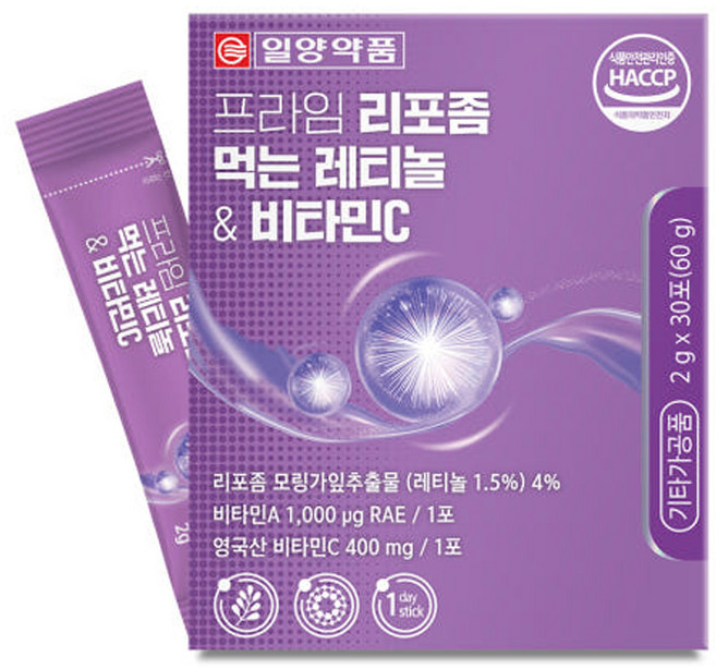 일양 리포좀 먹는 레티놀&비타민C, 2g, 30개