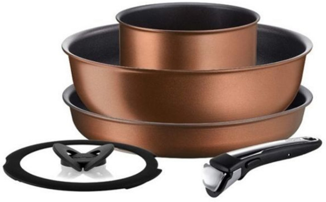 테온셀 Co 프라이팬 쿡웨어 티타늄 매직 핸즈 세트 5P 냄비