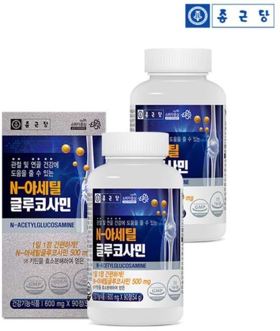 종근당 N아세틸 글루코사민, 90정, 2개
