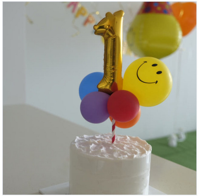 벌룬 숫자 케이크픽 (0~9), 숫자 0