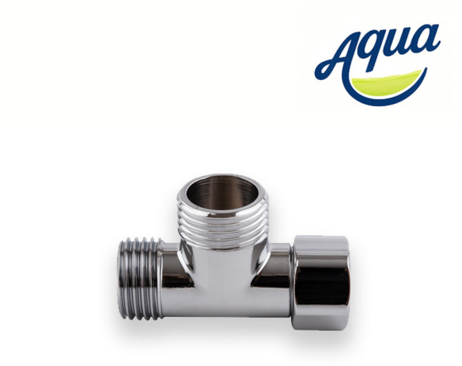 T형(1/2) 배관 연결용 수도 어댑터(15A), 1개, (T형)수도어댑터(15A)