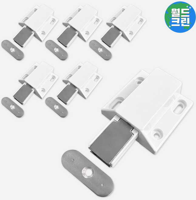 월드크린 원터치 빠찌링 도어캐치, 6개