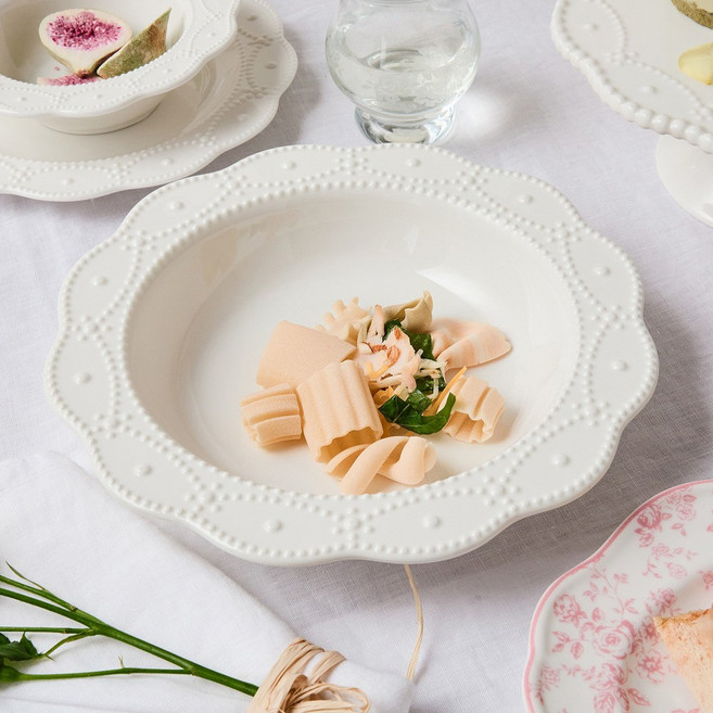 모던하우스 라피니라 로즈리옹 레이스양각 파스타볼 D23-CA9926030, 1개