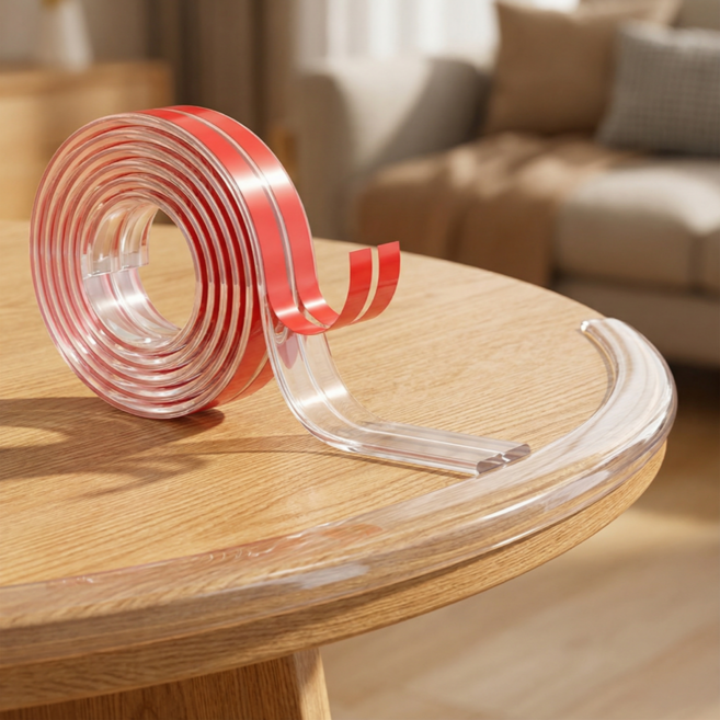 리븐웰 잘라쓰는 초밀착 안심 모서리 보호대, 투명, 2개