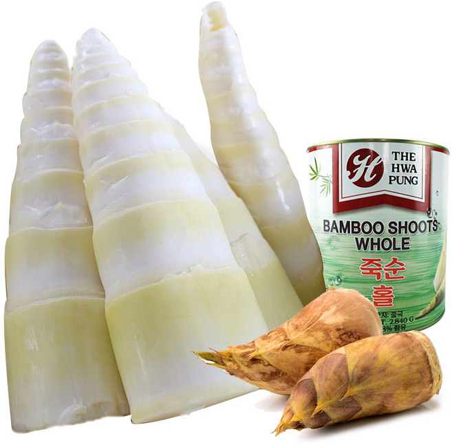 (배터짐)차이나 THP 죽순홀 죽순 통조림 마라탕 짬뽕 중화요리, 2.84kg, 1개