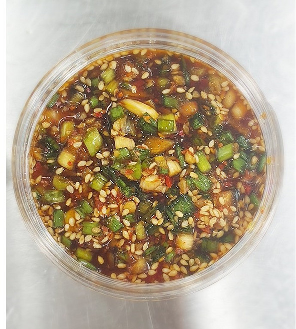 채미당 양념간장 쪽파양념장 만능간장 도토리묵양념, 3개, 450ml