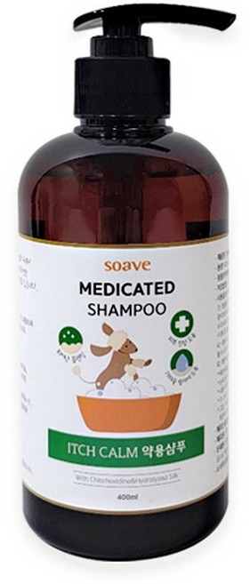 피부진정도움 자주긁는강아지용 가려움방지 약용샴푸 털관리템