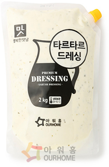 아워홈 행복한맛남 타르타르드레싱, 2kg, 6개