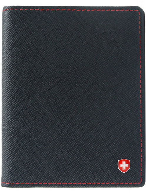 스위스몽크로스 남성용 가죽 중지갑 MSW2010BK