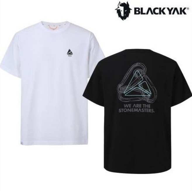 [블랙야크] 25년SS 공용 하절기 히말라야 공용 마운틴 그래픽 반팔티 1BYRTMU910