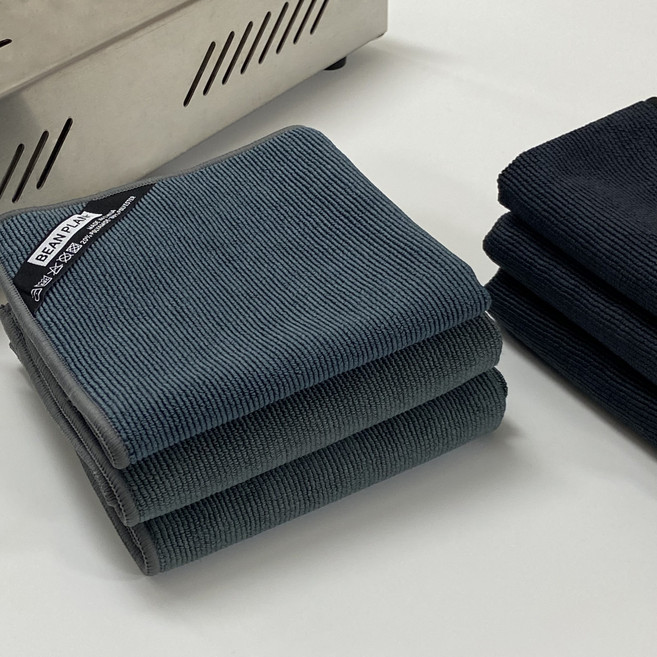 빈플랜트 카페 커피 행주 바리스타 린넨 타올 키친크로스 타올, 3. 블루 그레이 타올 중, 1개