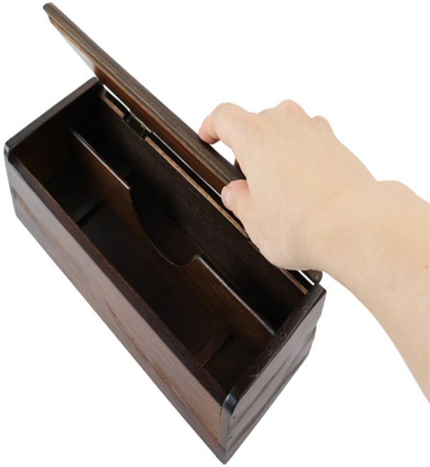 오드라운지 원목수저함 경첩 나무수저함