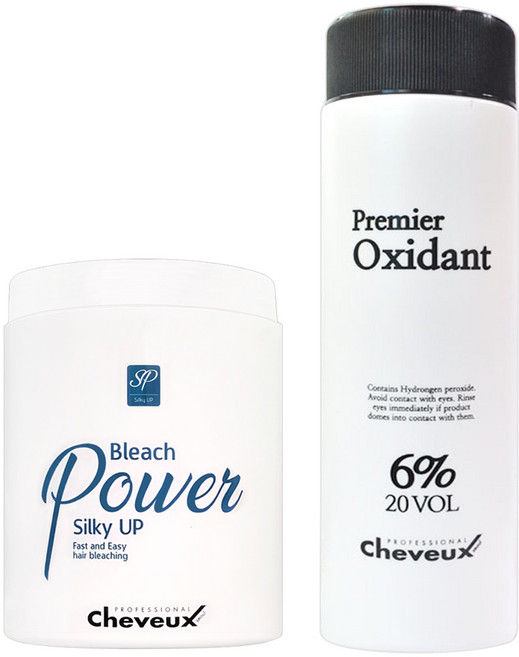 디어스 슈보 실키 파워 프리미엄 탈색제약 500g +슈보 산화제 6% 1000ml, 1개, 1L