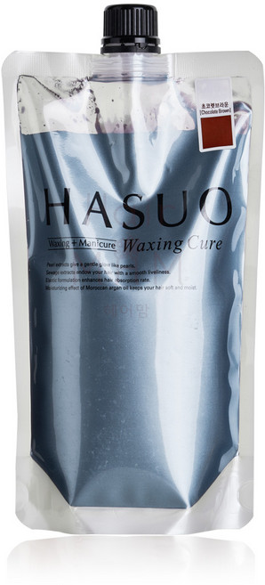 하수오 헤어 왁싱 큐어 매니큐어 염색 500g, 초콜렛브라운, 1개