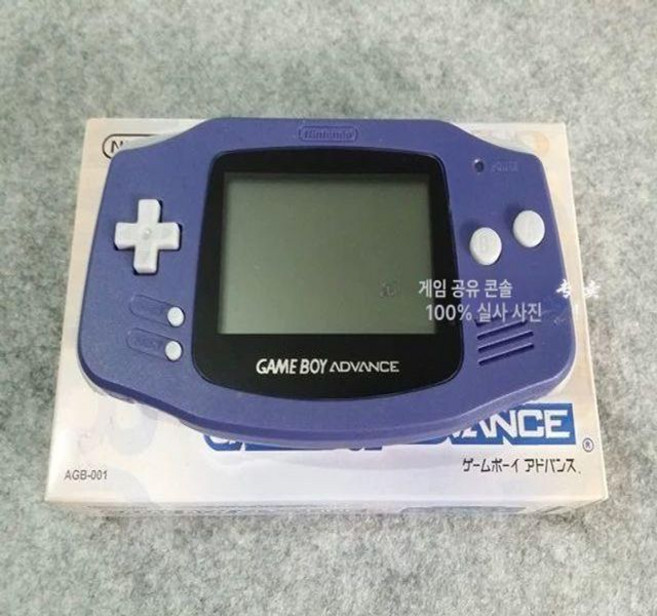 GBA 게임보이어드밴스 백라이트버전 레트로픽셀, 블루, 일본 버전, 기본
