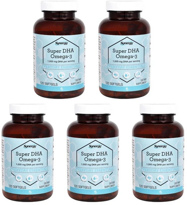 비타코스트 시너지 슈퍼 DHA 오메가3 1000mg 120정, 5개 - 쿠팡