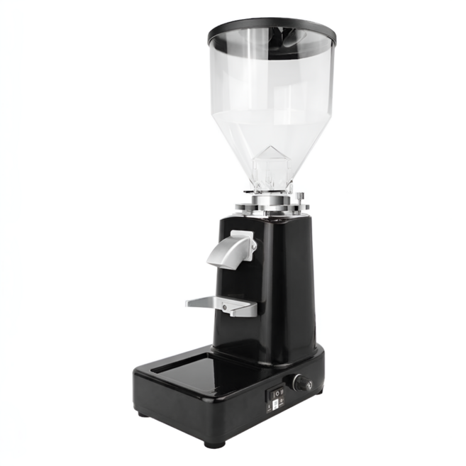 이스턴 전문가용 전동 커피 그라인더 019 스테인리스 플랫버 카페 상업용 원두 분쇄기 (20단계 조절), 1개, 블랙, 1500ml