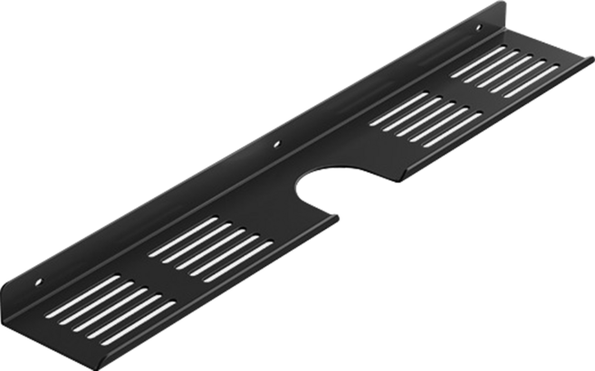 루나틱몰 스텐 무타공 욕실 화장실 정리 선반, 블랙 U자형, 1개