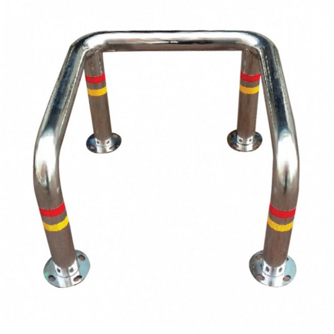 ㄷ자형 스텐 앙카식 볼라드 L600xH500, 76파이, 1개