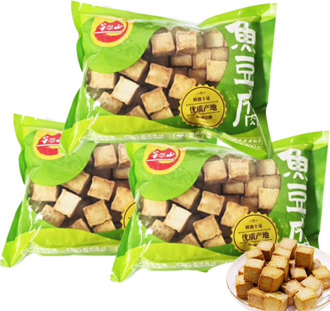 홍홍 중국식품 중국 냉동 어두부 피쉬볼 두부볼 훠궈 마라탕사리 완자볼, 3개, 400g