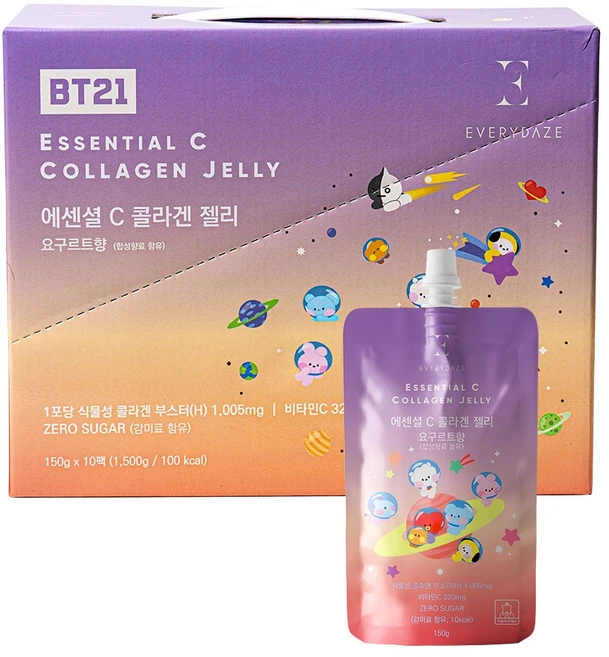 에브리데이즈 에센셜 C 콜라겐 곤약 젤리 요구르트, 1박스, 150g - 쿠팡