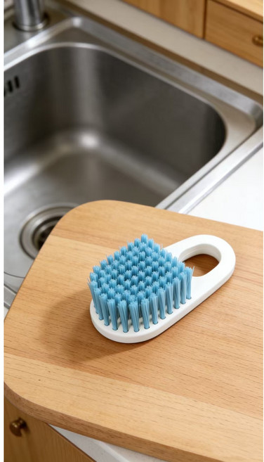 틈새 오염 제거 다기능 청소솔 주방 옷 신발 겸용, 1개, 파란색