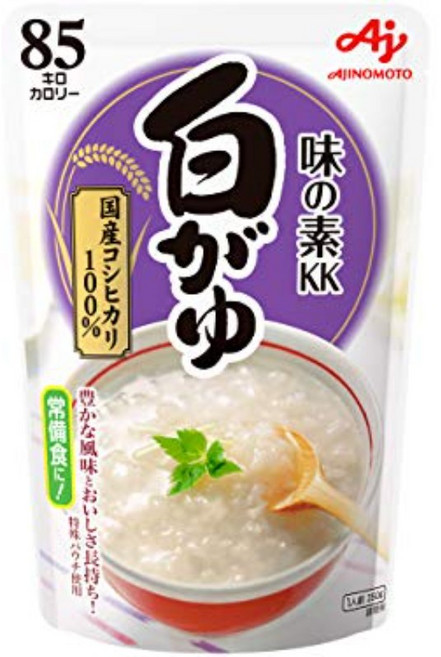 아지노모토 일본 흰 죽 250g 파우치 27봉, 27개