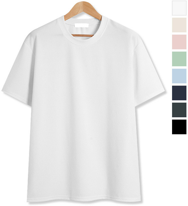 탑보이 리버플 옆트임 오버핏 엠보 반팔티 (LW005)