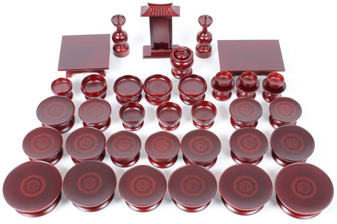 남원공방 늘해랑 복 제기세트 37P 제사 제기 그릇 접시, 1개