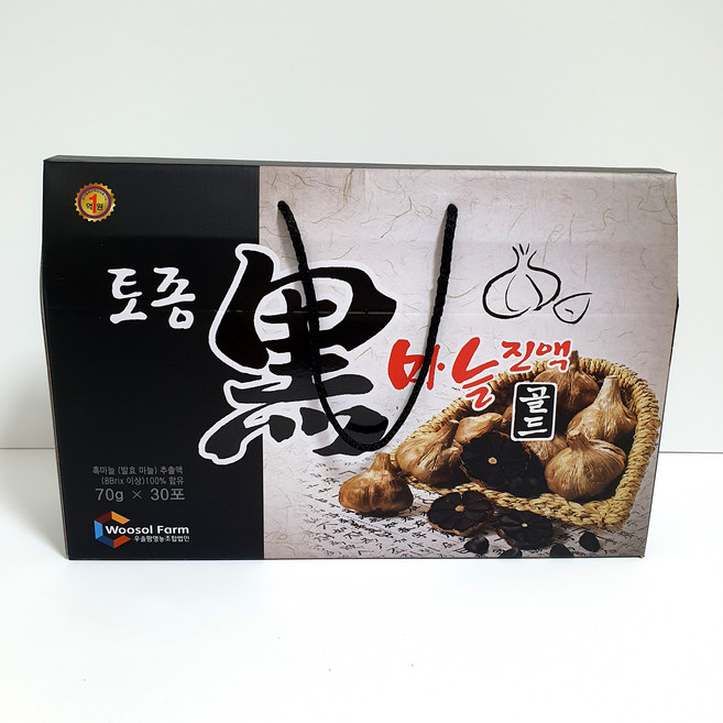 우솔팜 토종 흑마늘진액 골드 70g, 30개
